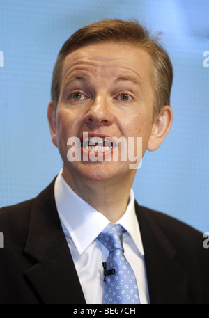 MICHAEL GOVE MP OMBRA SEGRETARIO PER L EDUCAZIONE 30 settembre 2008 CPI BIRMINGHAM INGHILTERRA Foto Stock