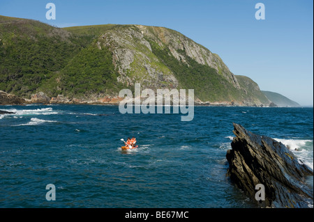 Canoa, Tsitsikama National Park, Garden Route, Sud Africa Foto Stock