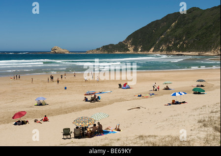 Spiaggia a Gericke punto, deserto Parco Nazionale, Garden Route, Sud Africa Foto Stock