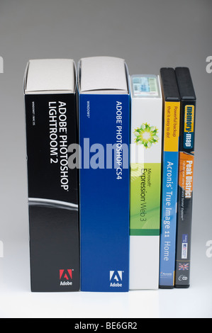 Confezione del software Foto Stock