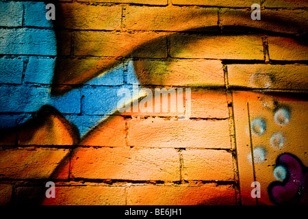 Graffiti del Cowley Road,Oxford Foto Stock