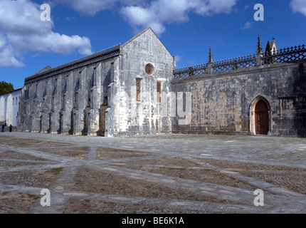 Mosteiro de Santa Maria da Vitória, Batalha, Portogallo, Europa Foto Stock