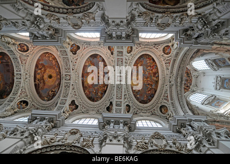 Cattedrale di Santo Stefano, Passau, Baviera, Germania, Europa Foto Stock