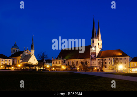 Heilige Kapelle santa cappella e la chiesa collegiata di San Filippo e Jakob, Altoetting, Alta Baviera, Germania, Europa Foto Stock