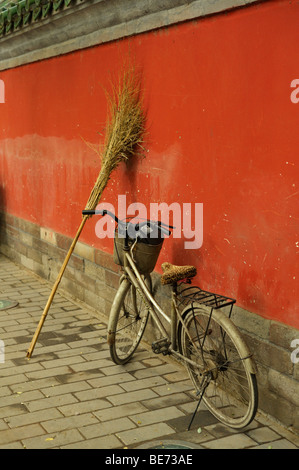 Una scena dal Tempio Lama Yong He Gong Beijing CN Foto Stock