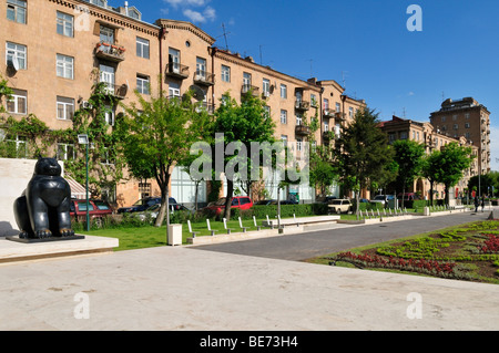 Cascata complessa al centro di Yerevan, Jerewan, Armenia, Asia Foto Stock