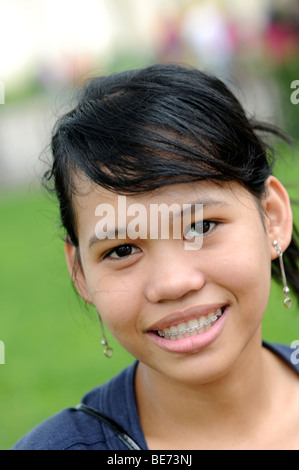 Ragazze fuori magellans cross cebu filippine Foto Stock