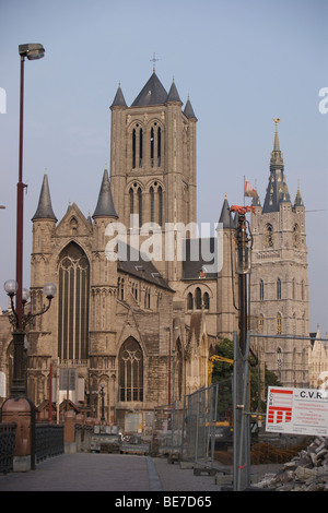 San Bavo, Gent, Belgio Foto Stock