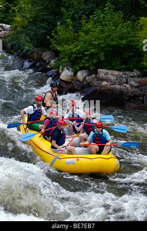 White Water Rafting sul fiume Ocoee in Polk County, Tennessee Foto Stock