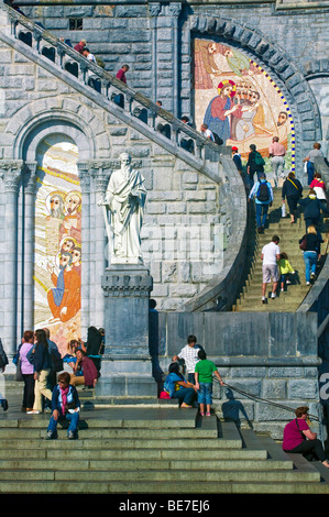 Santuario di Lourdes, Haute Garonne, Francia Foto Stock