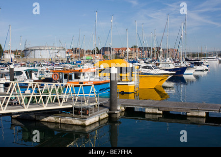 Marina di Weymouth Dorset England Regno unito Gb Foto Stock