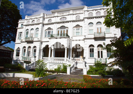 Magnifici sette Whitehall edificio ora ufficio del Primo Ministro nel porto di Spagna Trinidad Foto Stock