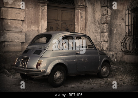 Fiat 500, Calabria, Italia Foto Stock