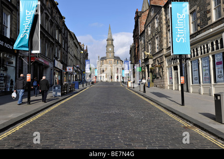 King Street, Stirling, Scozia, Regno Unito Foto Stock