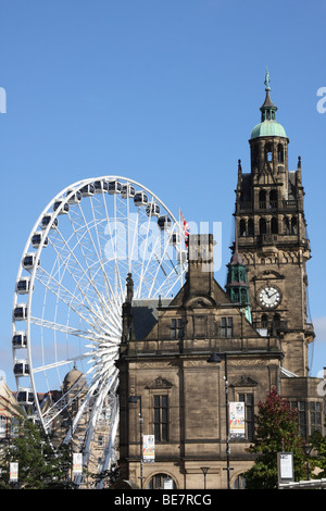 Sheffield Town Hall, Sheffield South Yorkshire, Inghilterra, Regno Unito Foto Stock