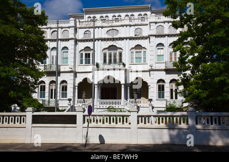 Magnifici sette Whitehall edificio ora ufficio del Primo Ministro nel porto di Spagna Trinidad Foto Stock