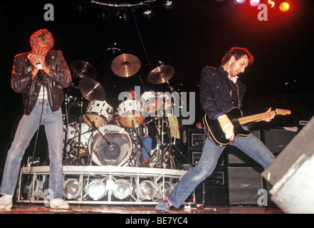 L'OMS - gruppo rock britannico con Roger Daltrey a sinistra e Pete Townshend a destra circa 1990 Foto Stock