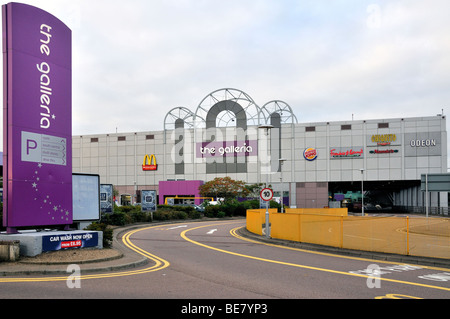 Hatfield Galleria Shopping Complex, Hatfield, Hertfordshire, Inghilterra. Foto Stock