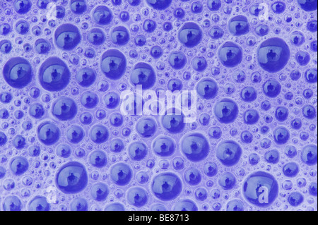 Viola bolle di acqua pattern Foto Stock