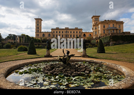 Viste della regina Victorias holiday retreat, Osbourne casa sull'Isola di Wight Foto Stock