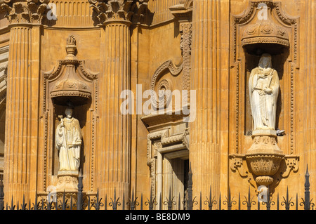 La facciata della Cattedrale di Guadix. El Marquesado area. Xvi secolo. Granada. Spagna. Foto Stock