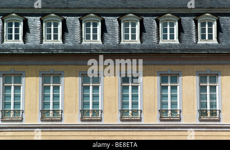 Facciata, Palazzo di Karlsruhe, Baden Museo di Stato dal 1921, Karlsruhe, Baden-Wuerttemberg, Germania, Europa Foto Stock