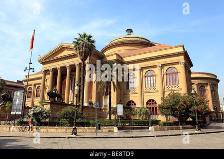 Teatro Massimo di Palermo Italia Foto Stock