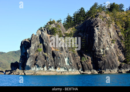 Isola di gancio, Whitsunday Island, Whitsunday Islands National Park, Queensland, Australia Foto Stock