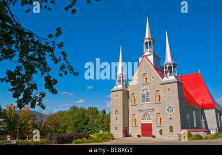 Chiesa di St Jean sull isola di Orleans provincia del Québec in Canada Foto Stock