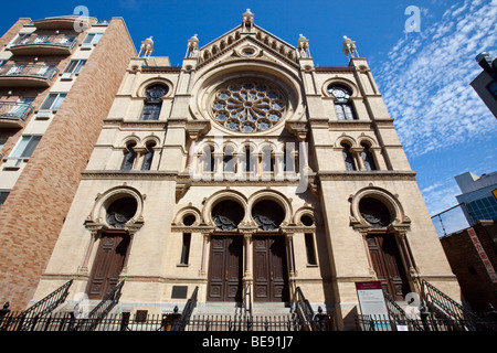 Eldridge Street Sinagoga di Manhattan a New York City Foto Stock