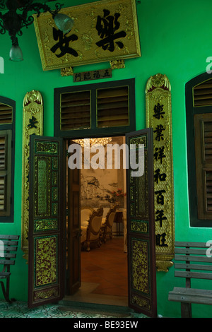 Il Pinang Pernakan Mansion Foto Stock