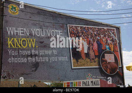 Affissioni, Nakuru, Kenya Foto Stock