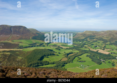 Vista di Loweswater, Lake District, Regno Unito Foto Stock