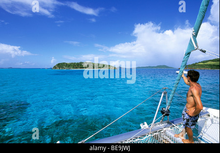 Grenadine Isole : Jamesby isola, Tobago Cays Foto Stock