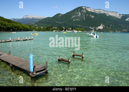 Annecy (74): il lago Foto Stock