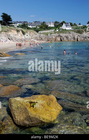 Locmaria-Plouzané (29) : la spiaggia di Portez Foto Stock