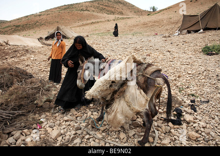 Iran, monti Zagros: i pastori Bakhtiari. Foto Stock