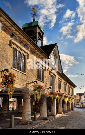 Tetbury Gloucestershire del xvii secolo sala del mercato Foto Stock