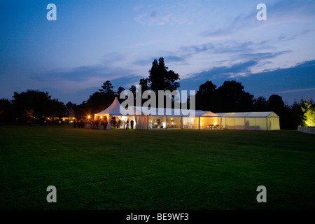 Marquee di notte Foto Stock