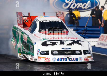 John vigore nel 2008 NHRA Prove Cronometrate azione a Firebird International Raceway, Chandler, Arizona, Stati Uniti d'America Foto Stock