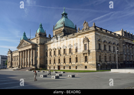 La costruzione del Tribunale amministrativo federale di Lipsia, Germania Foto Stock