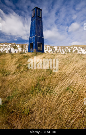 Samphire Hoe Tower Foto Stock