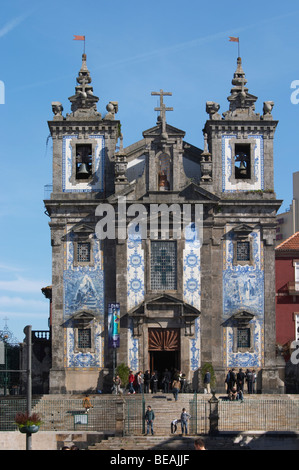 Igreja de Santo ildefonso chiesa Porto Portogallo Foto Stock