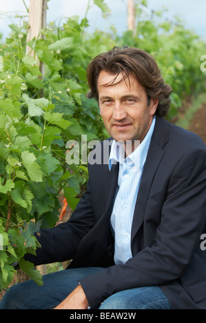 Christophe Dussutour, manager, enologo chateau trottevieille Saint Emilion Bordeaux Francia Foto Stock