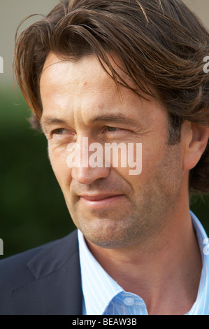 Christophe Dussutour, manager, enologo chateau trottevieille Saint Emilion Bordeaux Francia Foto Stock