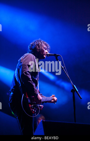 Wilko effettuando al greenman festival 2009 Foto Stock