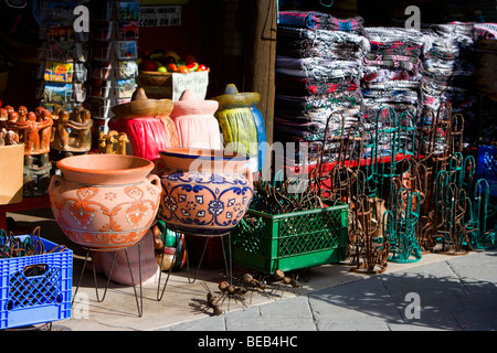 Stallo del mercato in una strada, Scottsdale, Phoenix, Maricopa County, Arizona, Stati Uniti d'America Foto Stock