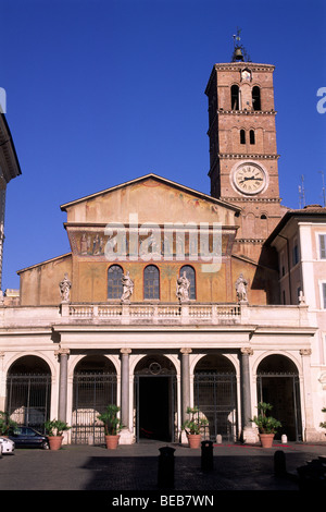 Italia, Roma, basilica di Santa Maria in Trastevere Foto Stock