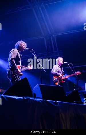 Wilko effettuando al greenman festival 2009 Foto Stock