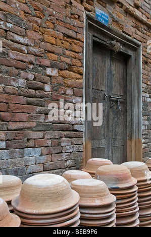 Pottery Square, Bhaktapur, Nepal Foto Stock